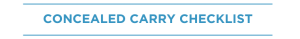 Concealed Carry Checklist
